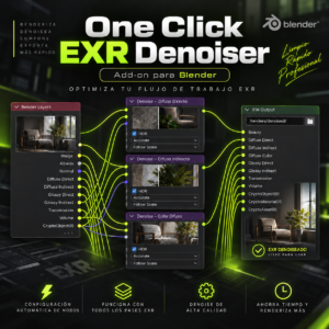 One Click EXR Denoiser